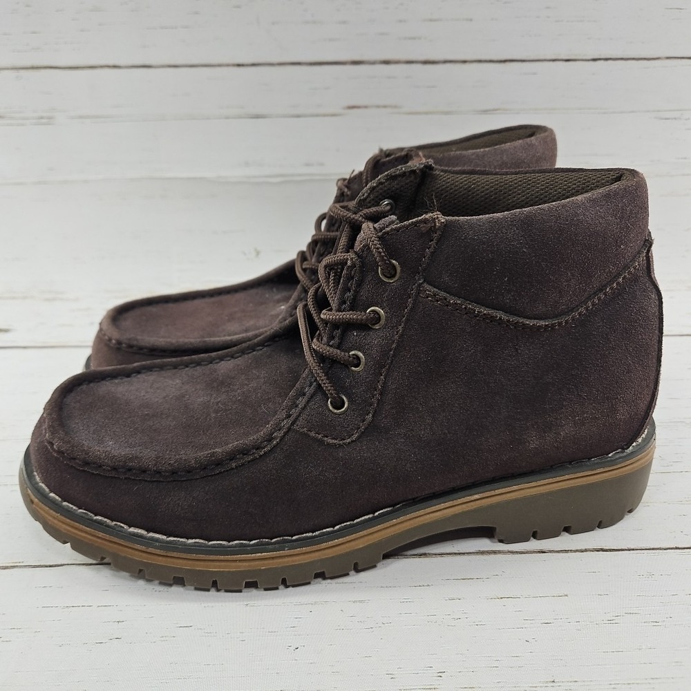Bass Kilduff Mens 9 Chocolate Brown Suede Leather Chukka Boot Hiking 1493-211‎